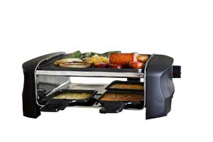 4 person raclette grill