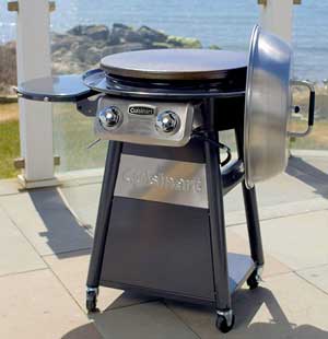 Outdoor Round Flat Top Grill