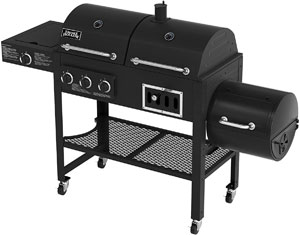 smoke hollow 4-in-1 combo gas & charcoal grill